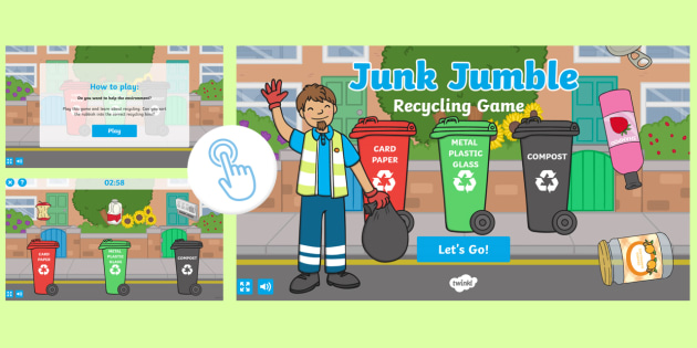 Free Junk Jumble Recycling Materials Game GPSEN Free Junk Jumble Recycling Materials Game GPSEN